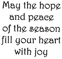 May the Hope and Peace
