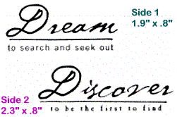 Dream/Discover - (2-sided) - Click Image to Close