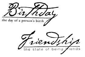 Birthday / Friendship (2-sided) - Click Image to Close