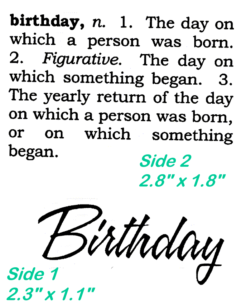 Birthday (2-sided)